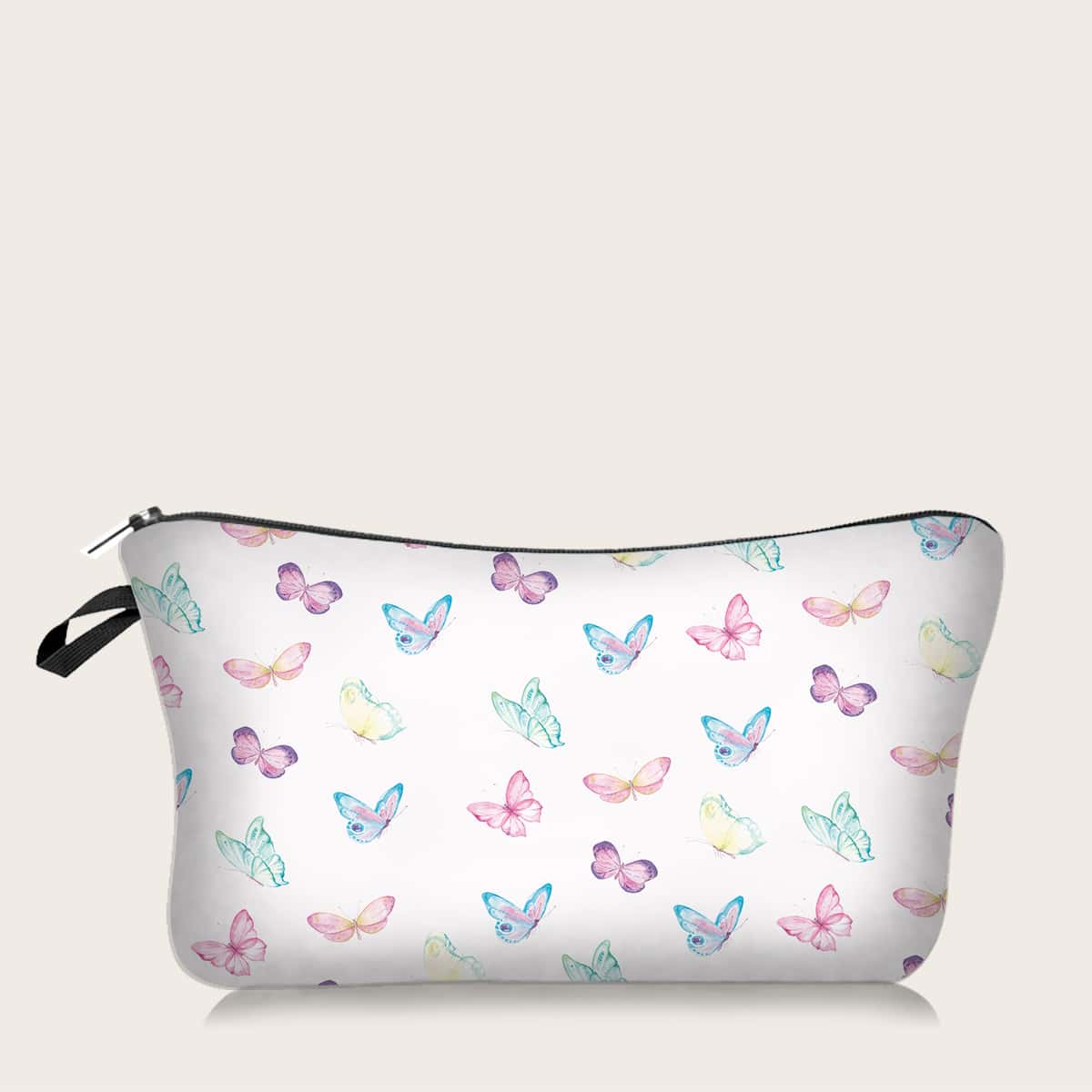 

Butterfly Print Makeup Bag, Multicolor
