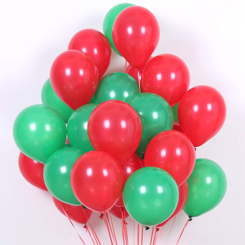 

20pcs Solid Latex Balloon Set, Multicolor