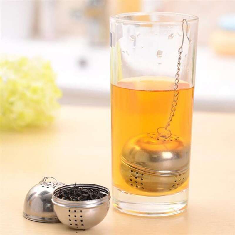 

1pc Stainless Steel Tea Filter, Silver