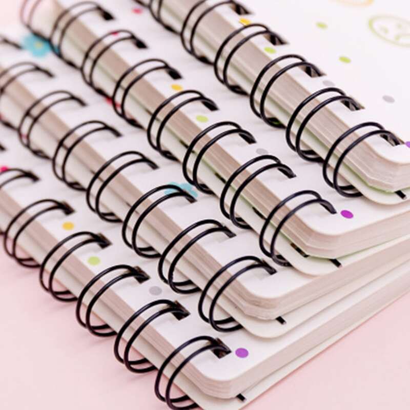 

Random 1pc Mixed Pattern Spiral Notebook, Multicolor