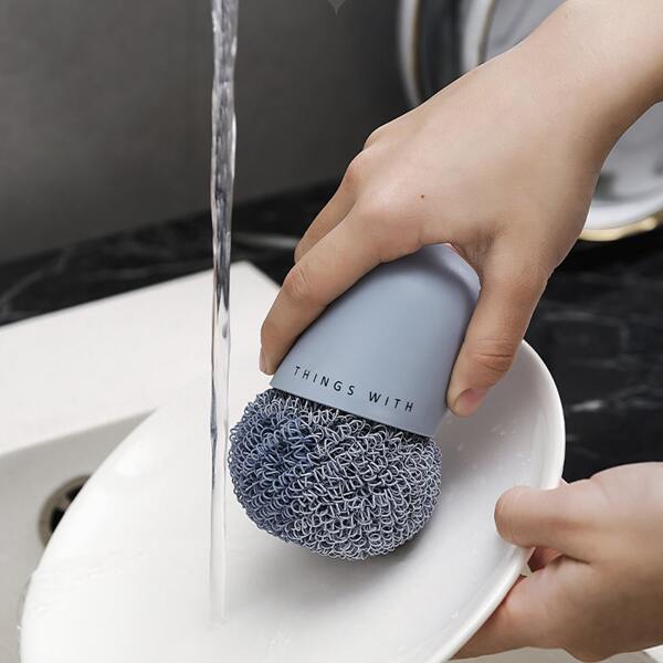 

1pc Pot Cleaning Brush, Blue