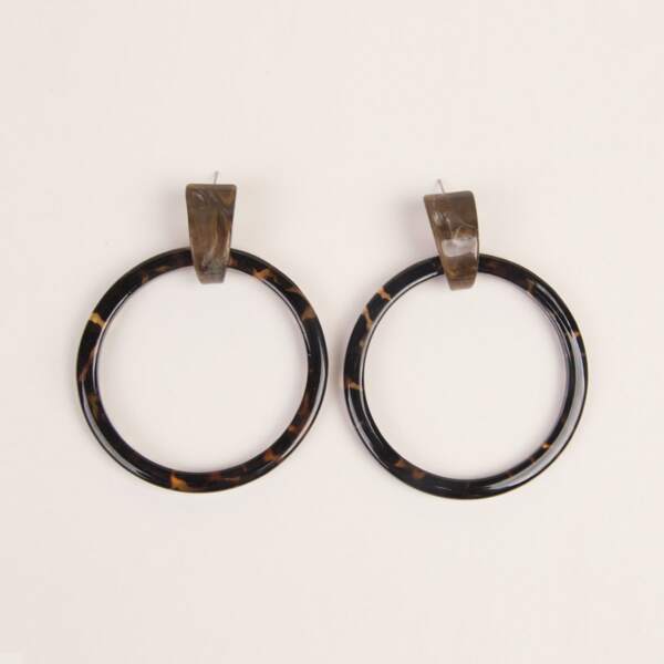 

Round Charm Drop Earrings, Multicolor