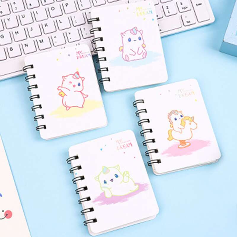 

1pc Random Cat Cover Spiral Notebook, Multicolor
