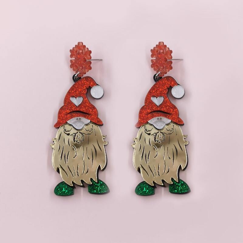 

Christmas Cartoon Charm Drop Earrings, Multicolor