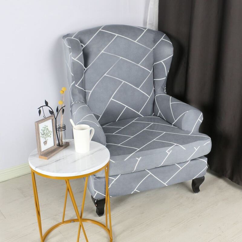 

Geometric Pattern Stretchy Sofa Cover, Grey