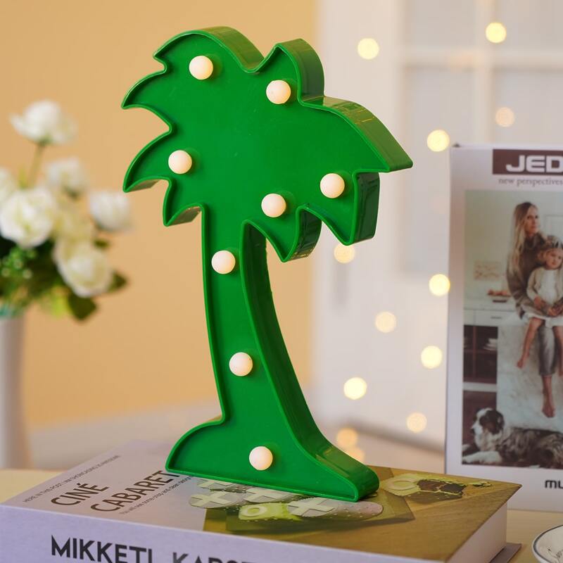 

Coconut Tree Shaped Night Light, Yellow