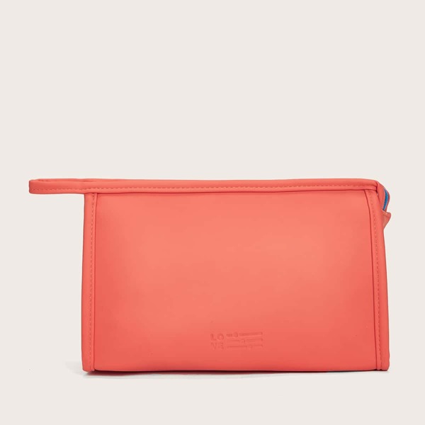 

Solid Makeup Bag, Orange