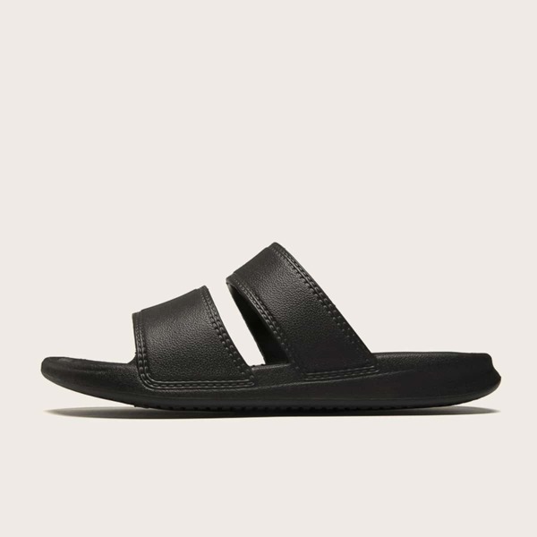 

Double Band Slippers, Black