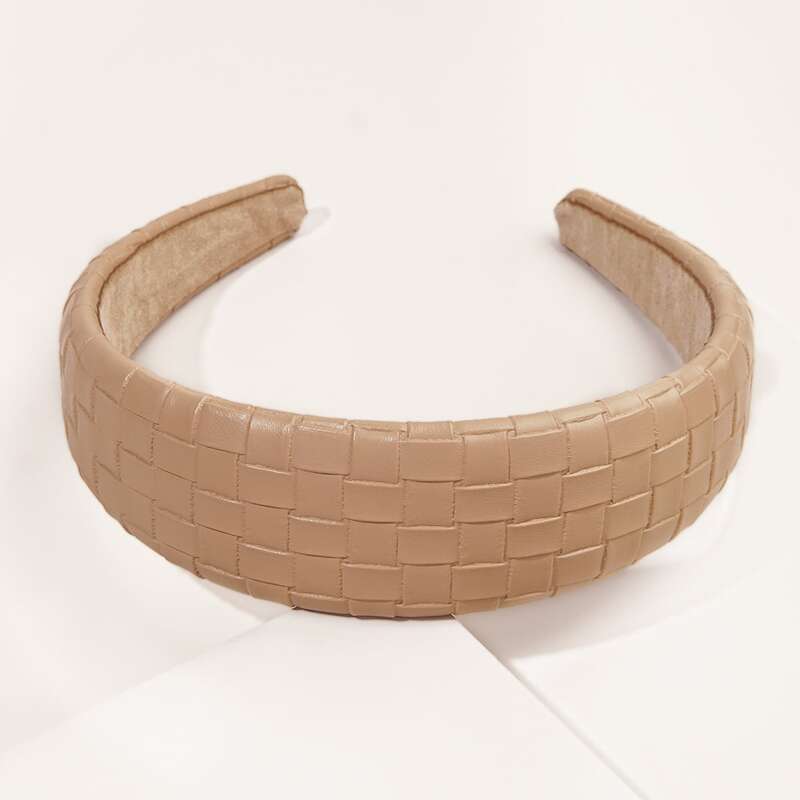 

PU Solid Hair Hoop, Camel