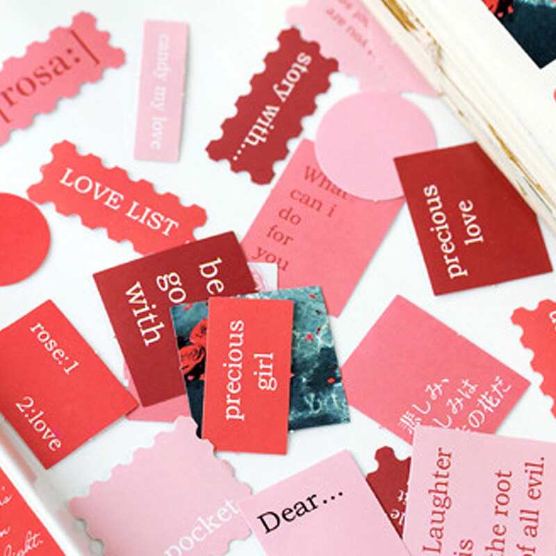 

50pcs Letter Graphic Random Sticker, Multicolor