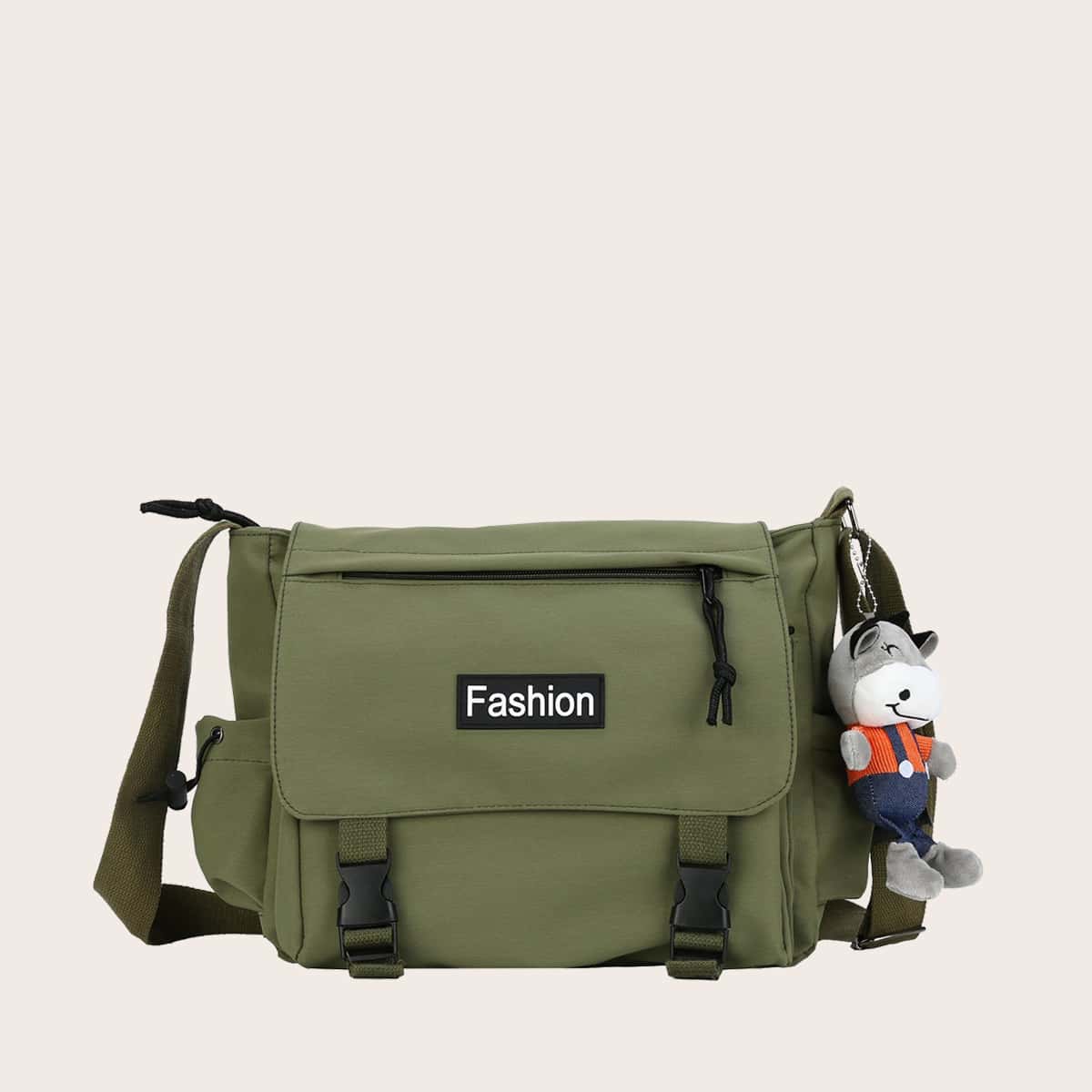 

Guys Release Buckle Front Crossbody Bag, Green