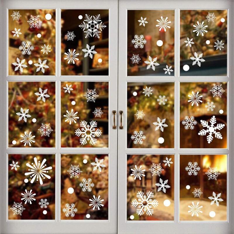 

Christmas Snowflake Print Window Sticker, White