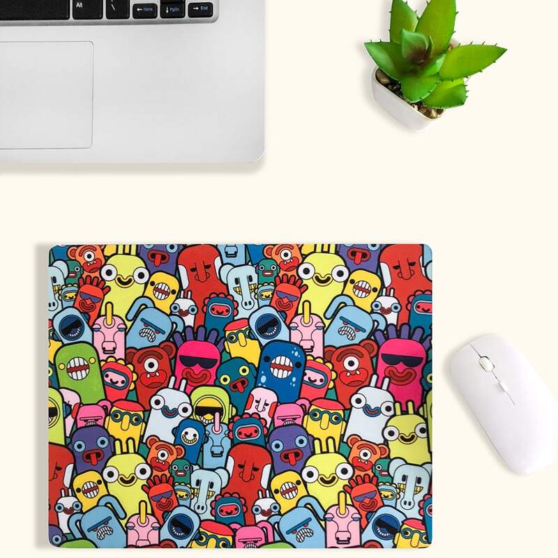 

Cartoon Graphic Mouse Pad, Multicolor