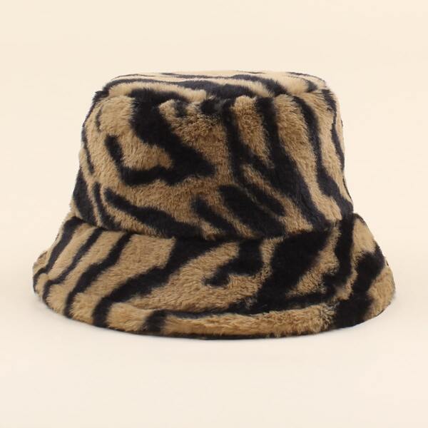 

Fluffy Bucket Hat, Multicolor