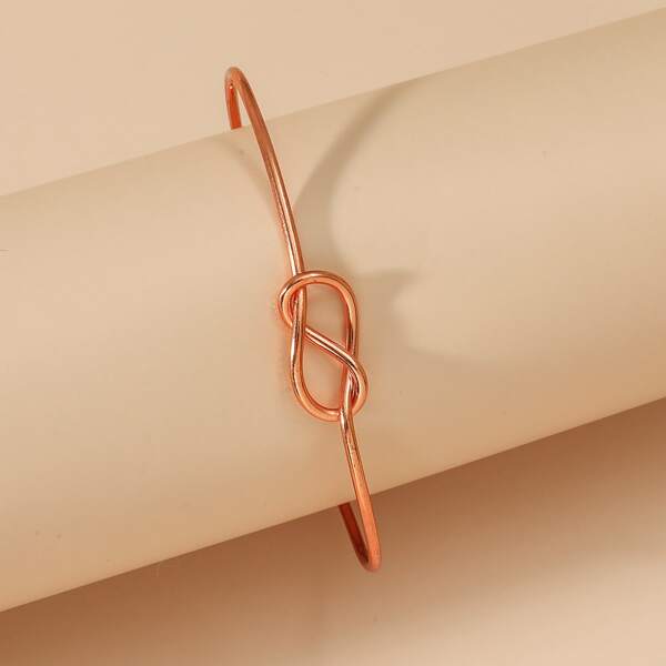 

Knot Decor Bracelet, Rose gold