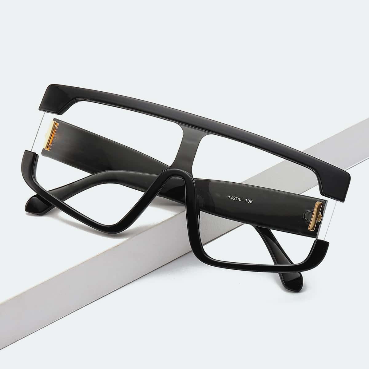 

Guys Flat Top Glasses, Black