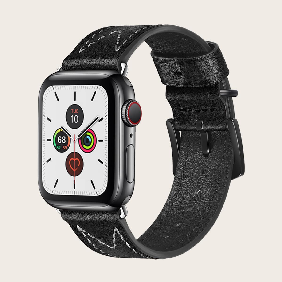 

Plain PU iWatch Band, Black
