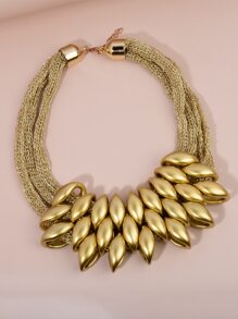 不对称珠饰项链