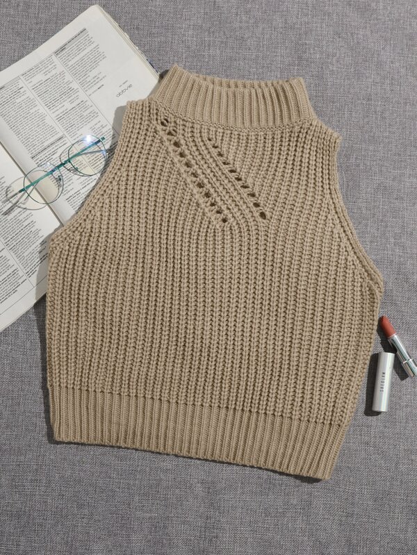 chunky knit vest