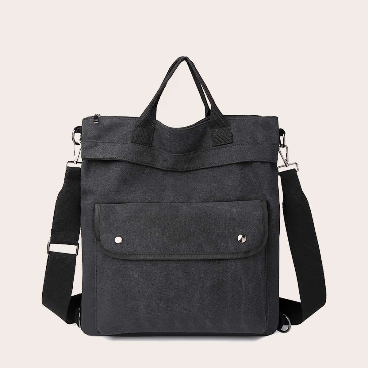 

Guys Minimalist Crossbody Bag, Black