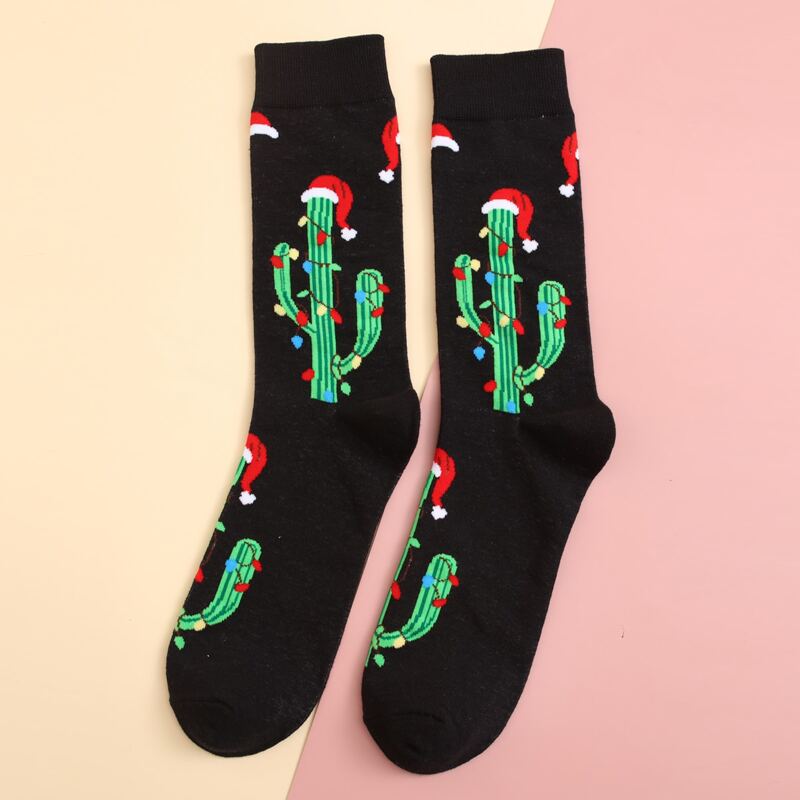 

Christmas Tree Pattern Socks, Multicolor