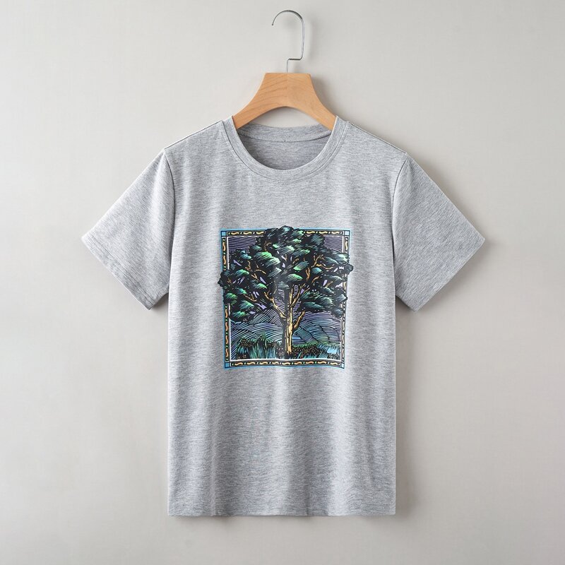 

Tree Graphic Tee, Grey