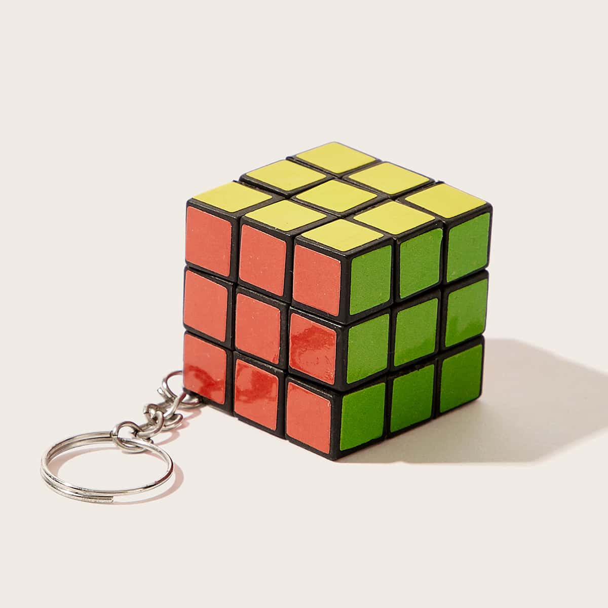 

Rubiks Cube Charm Keychain, Multicolor