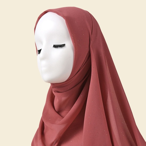 

Glitter Detail Scarf, Red