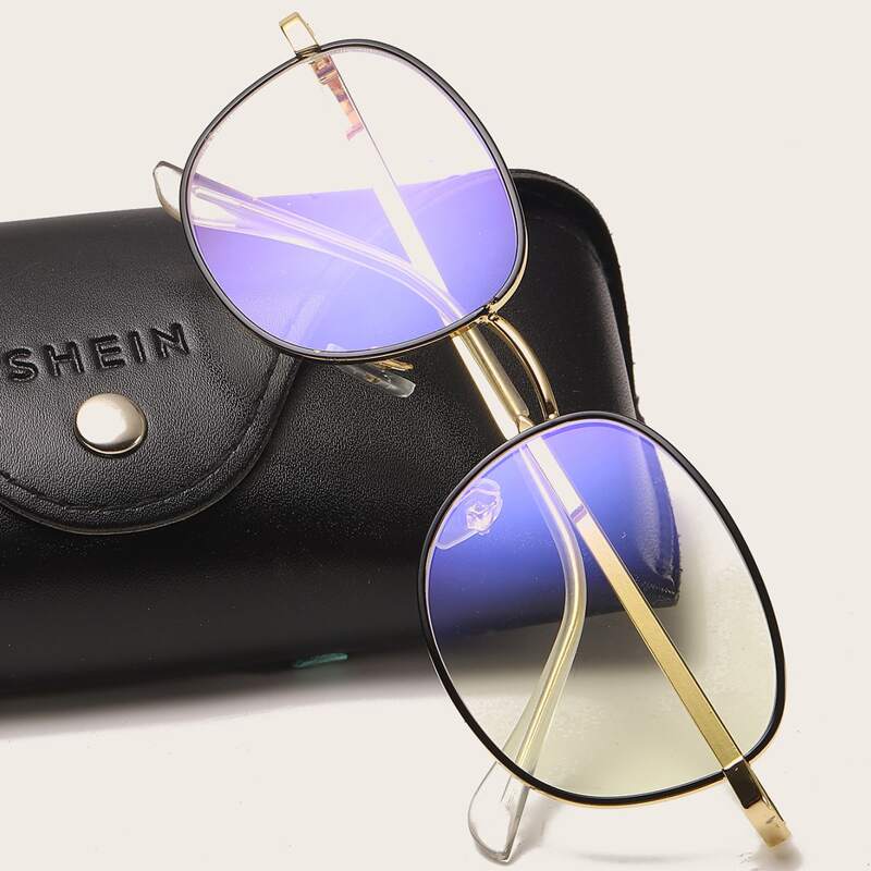 

Guys Metal Frame Anti-blue Light Glasses