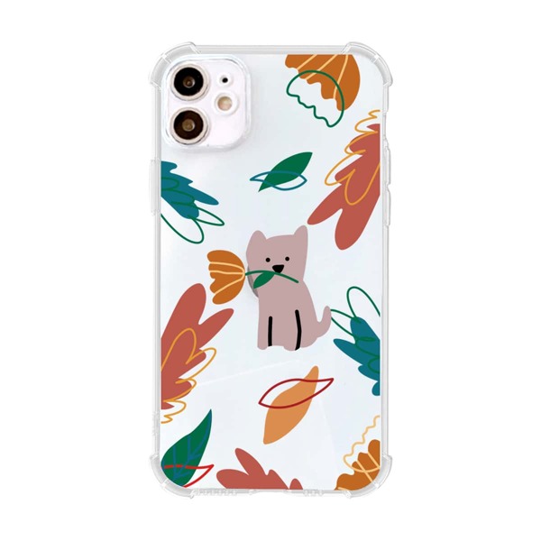 

Прозрачный чехол для iPhone с мультипликационным рисунком, Многоцветный