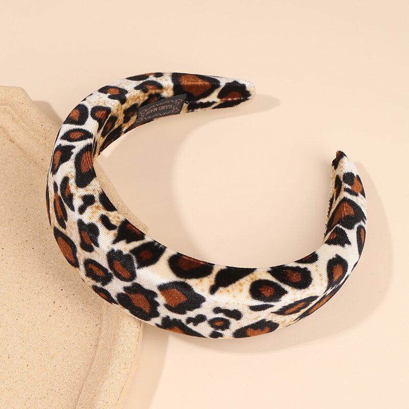 

Leopard Hair Hoop, Multicolor
