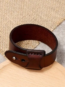 Pulsera PU para hombres de moda y popular para regalo de joyería y para una apariencia elegante