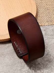 Pulsera PU para hombres de moda y popular para regalo de joyería y para una apariencia elegante