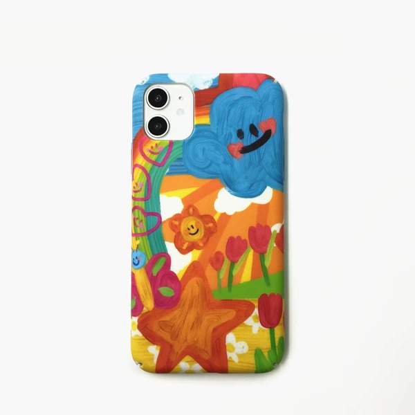 

Чехол для iPhone с граффити, Многоцветный