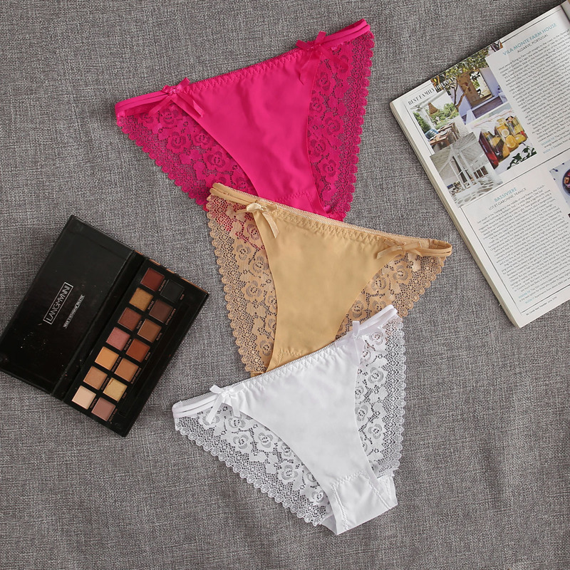 

3pack Lace Panty Set, Multicolor