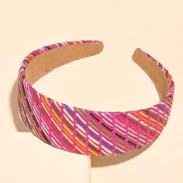 

Braided Hair Hoop, Pink