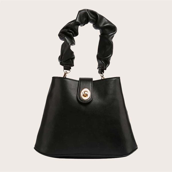 

Minimalist Bucket Bag, Black