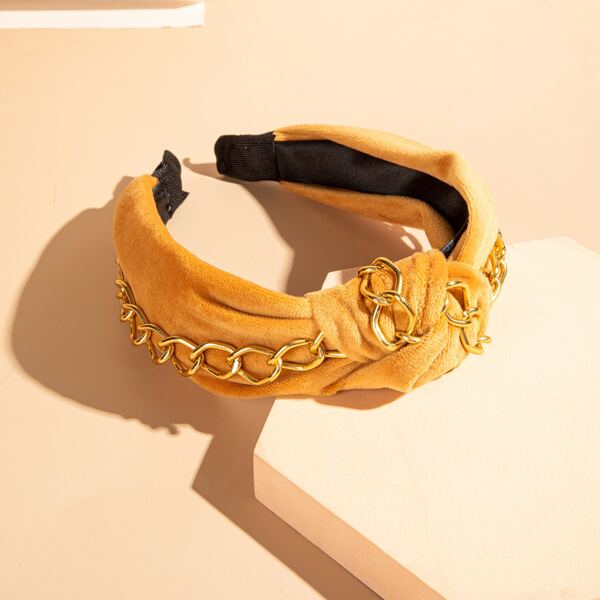 

Chain Decor Hair Hoop, Multicolor