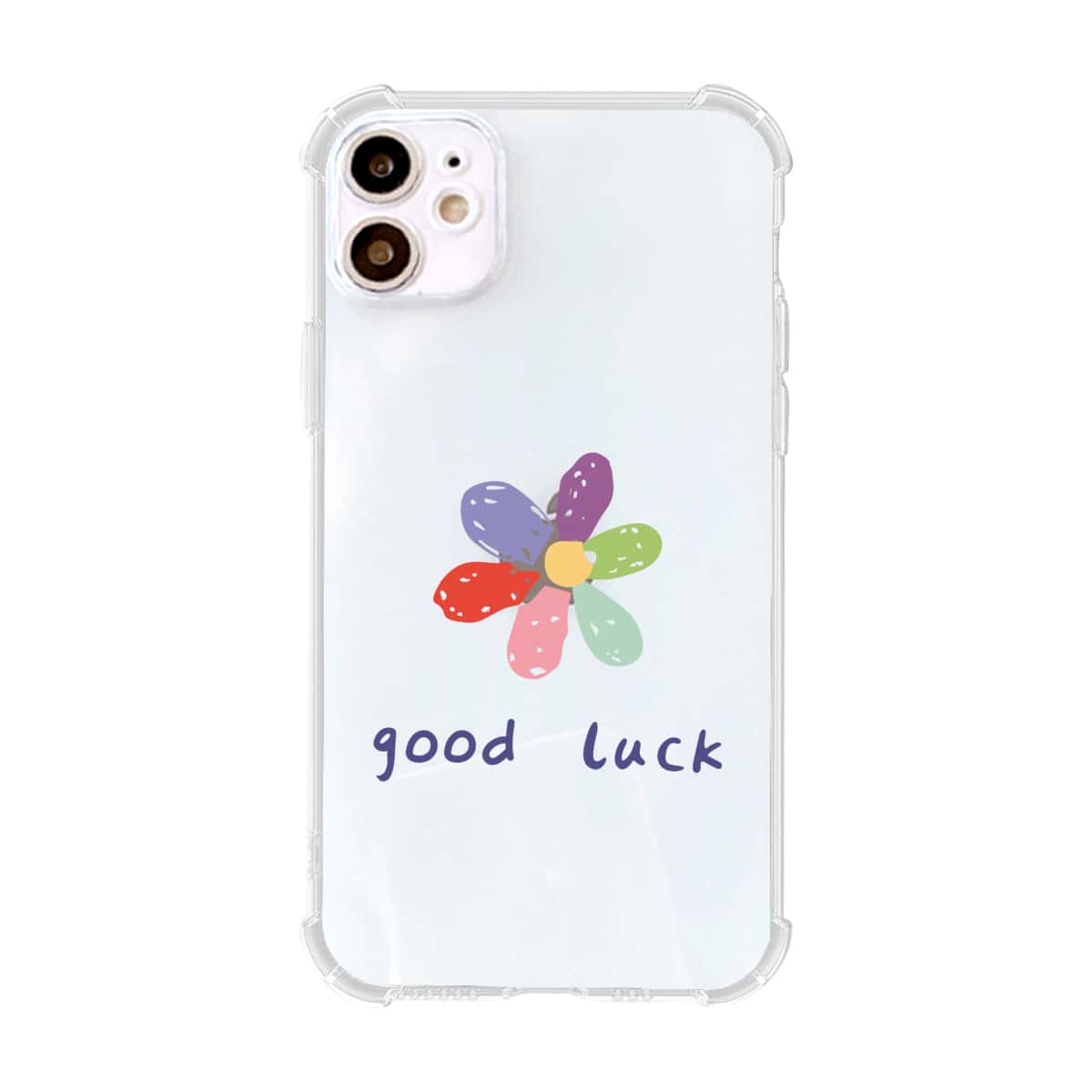 

Flower Pattern Clear iPhone Case
