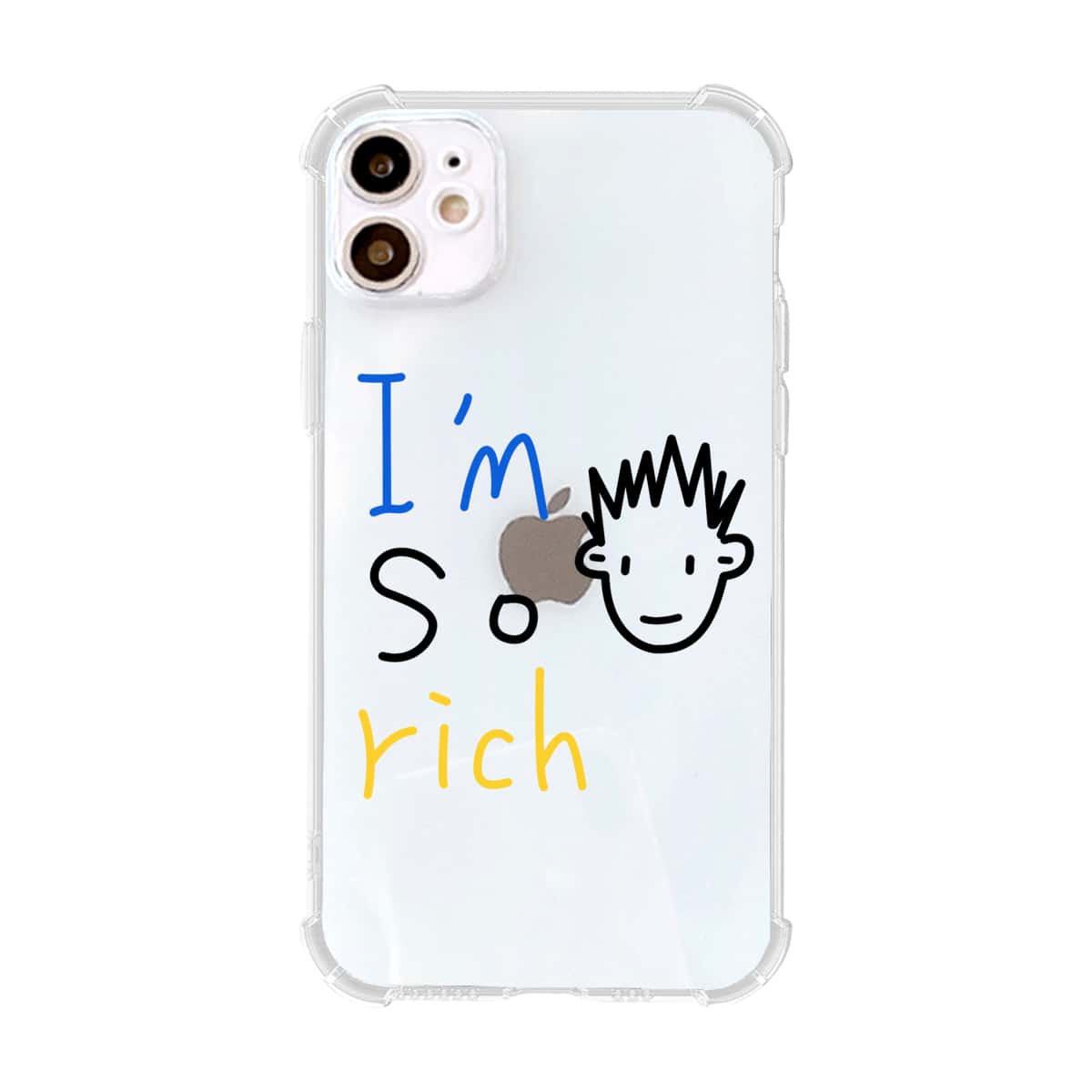 

Letter Graphic Clear iPhone Case