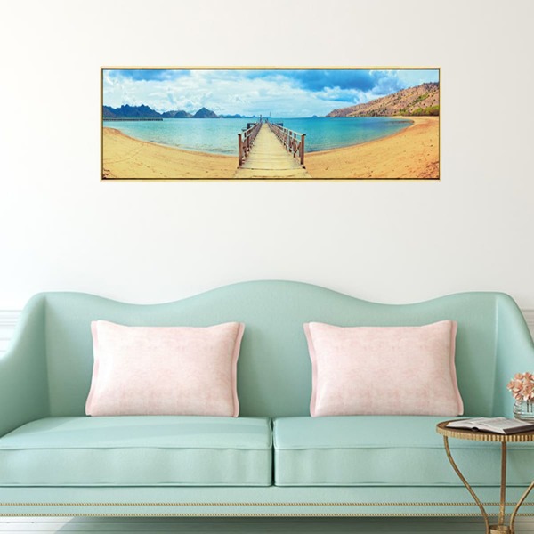 

Landscape Print Wall Painting Without Frame, Multicolor