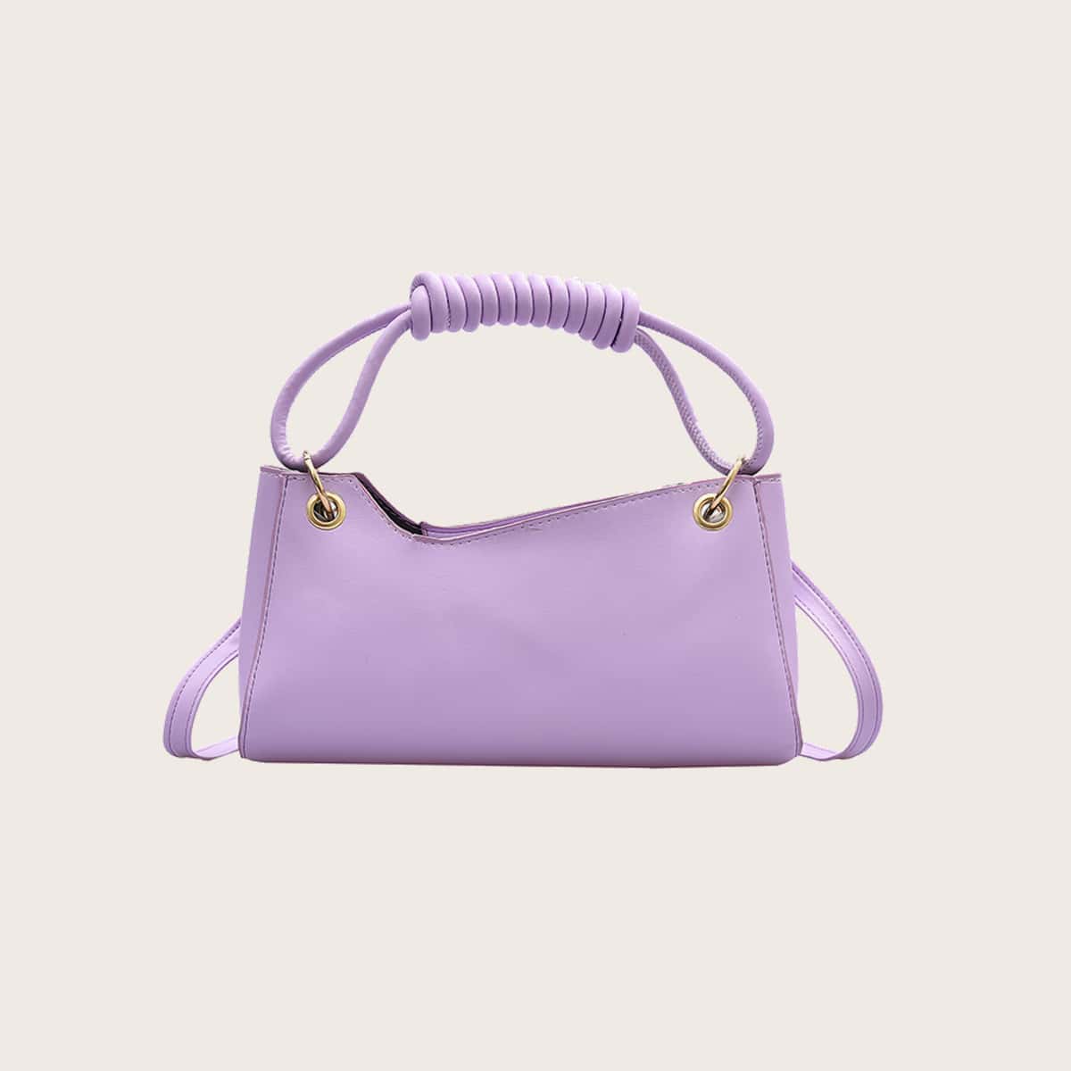 

Minimalist Satchel Bag, Pastel lilac purple