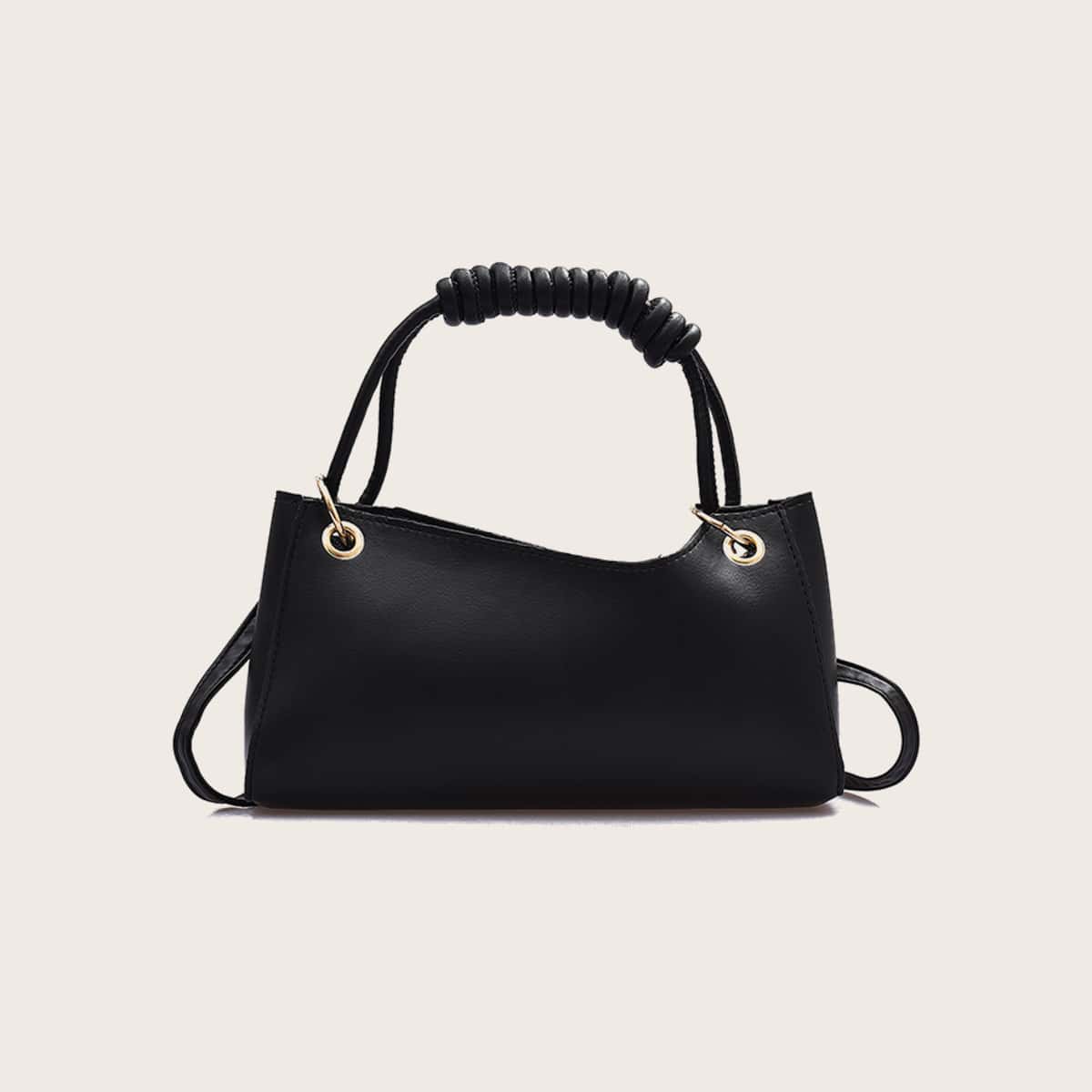 

Minimalist Satchel Bag, Black