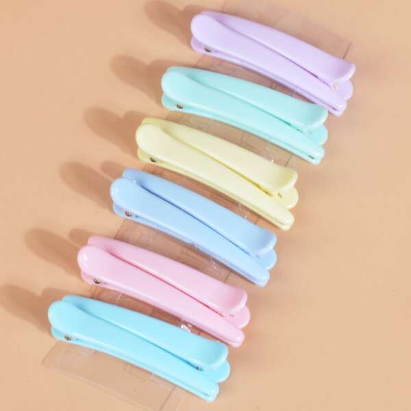

12pcs Toddler Girls Hair Clip, Multicolor