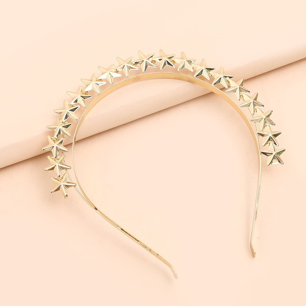

Star Decor Hair Hoop, Gold