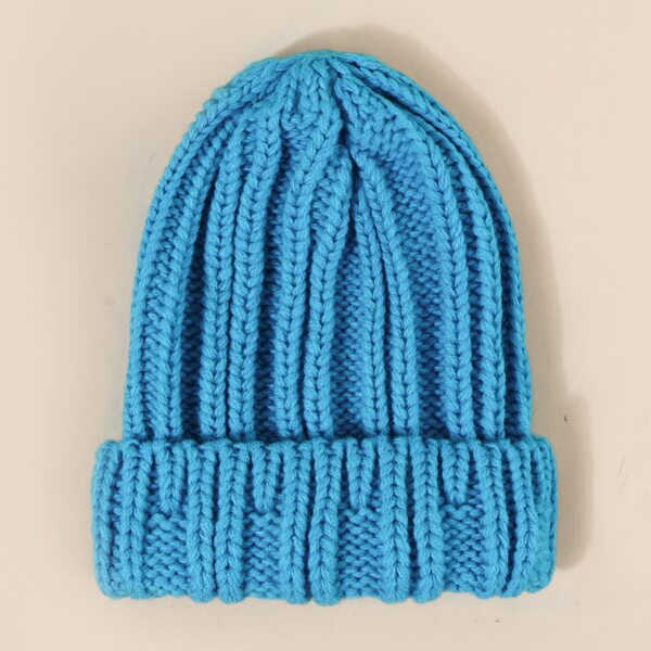 

Toddler Kids Plain Beanie, Blue