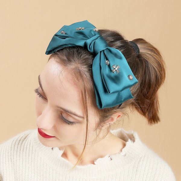 

Bow Decor Hair Hoop, Blue