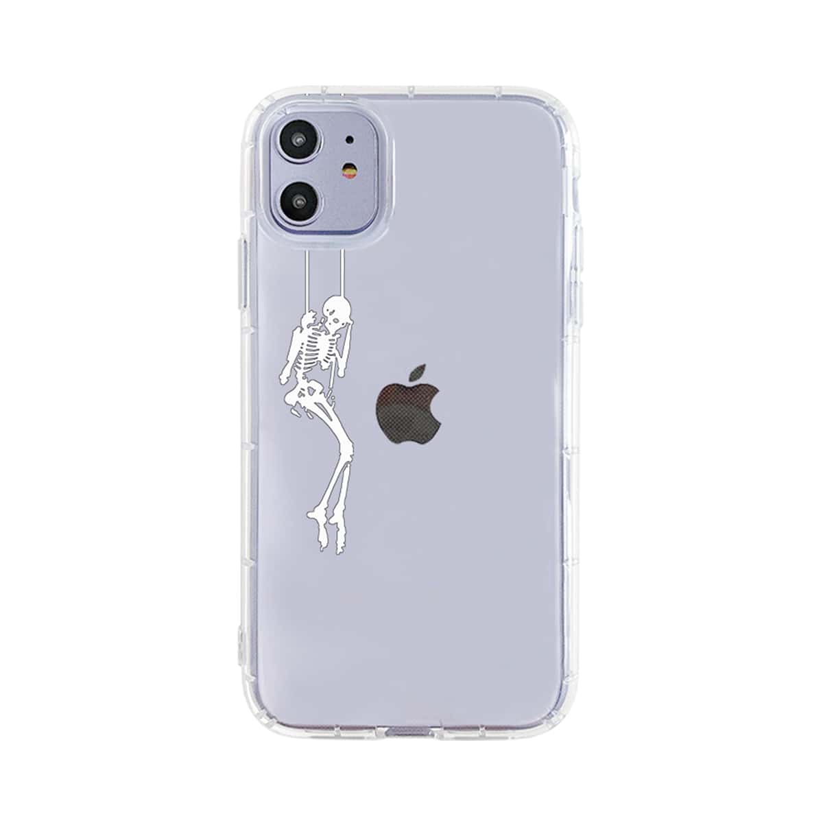 

Skull Print Clear iPhone Case