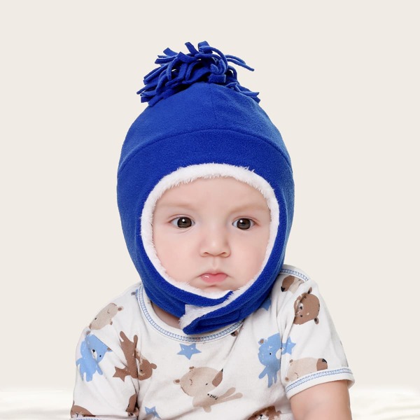

Toddler Kids Plain Hat, Royal blue