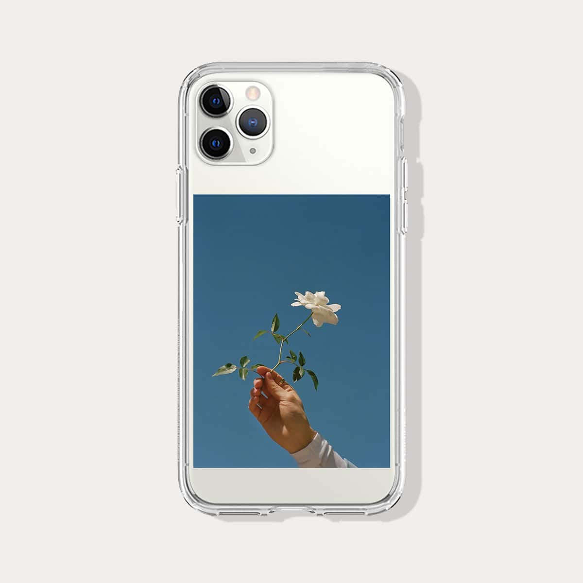 

Graphic Clear iPhone Case, Multicolor